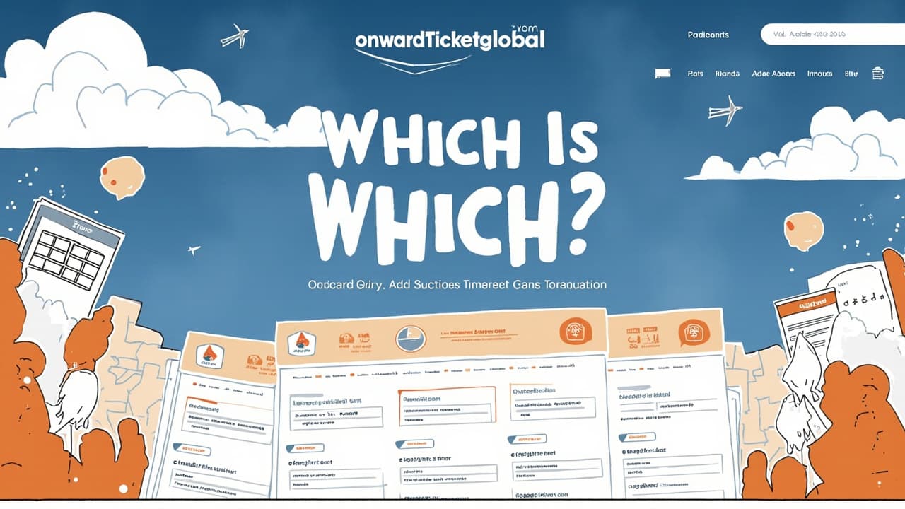 OnwardTicket.us, OnwardTicket.com, OnwardTicket.global: Which Is Which? (2026)